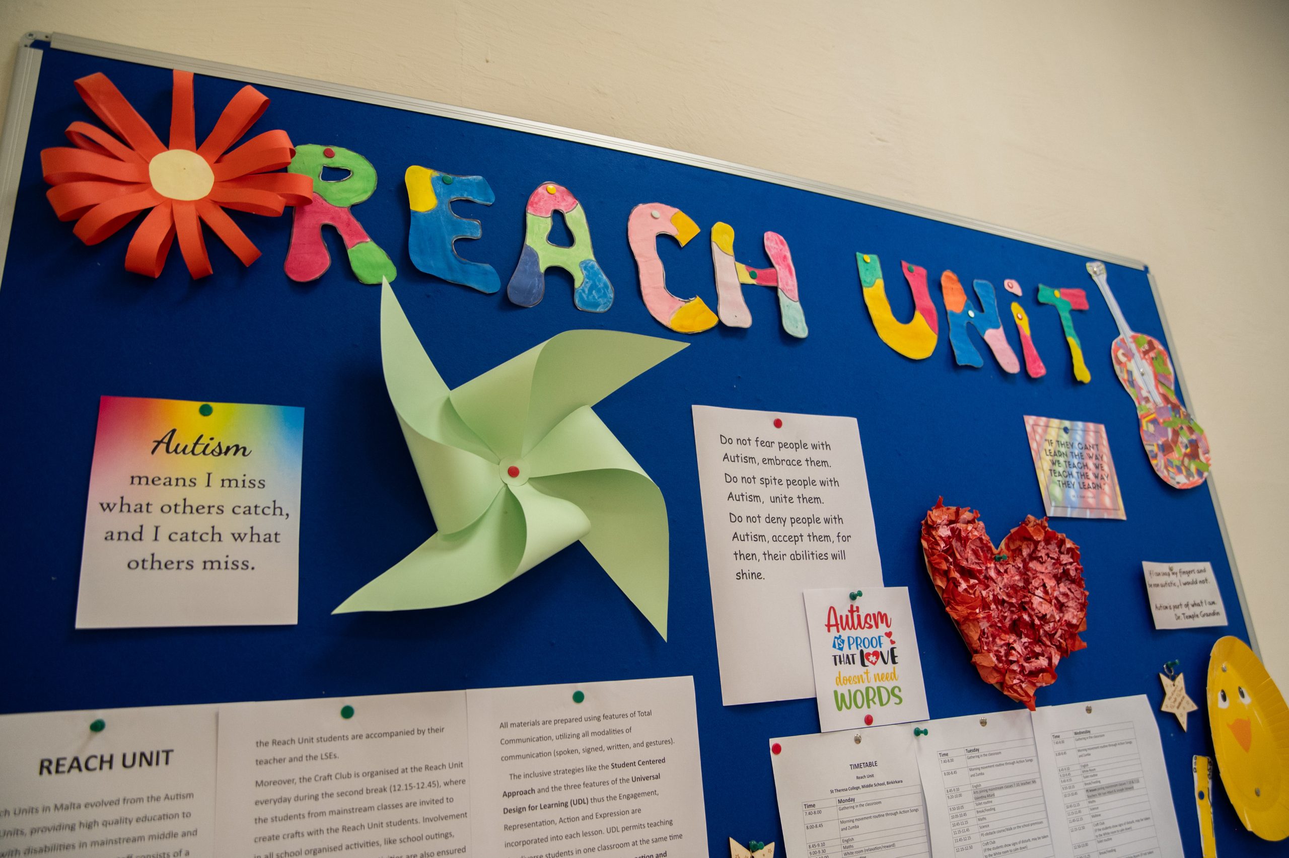 Autism Unit at Ta’ Paris Middle School